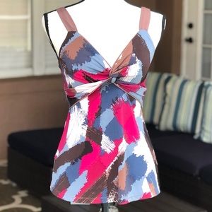 BCBG multi color tank top
